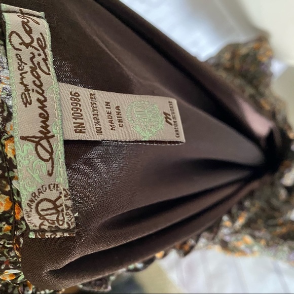 American Rag Floral Top / Mini Calico Cottagecore - Picture 7 of 8